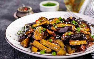 Roasted Eggplant Salad: Healthy Recipe