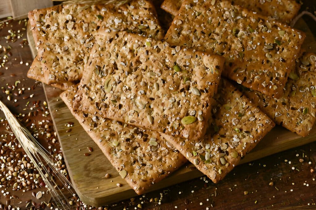 Gluten-free and Vegan Seed Crackers: Healthy Crunchy Snack Recipe