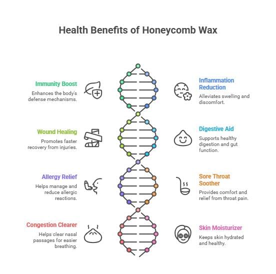Health Benefits of Honeycomb Wax