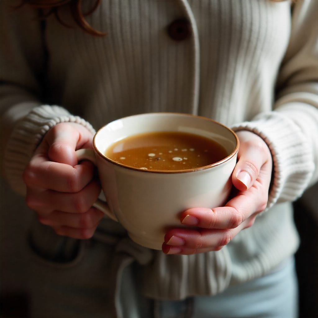 chicken broth cup