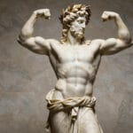pose do deus grego no fisiculturismo